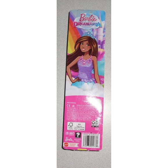 Barbie DREAMTOPIA Princess Doll in Long Aqua Blue Skirt, Tiara-NEW IN BOX!! - Picture 2 of 2